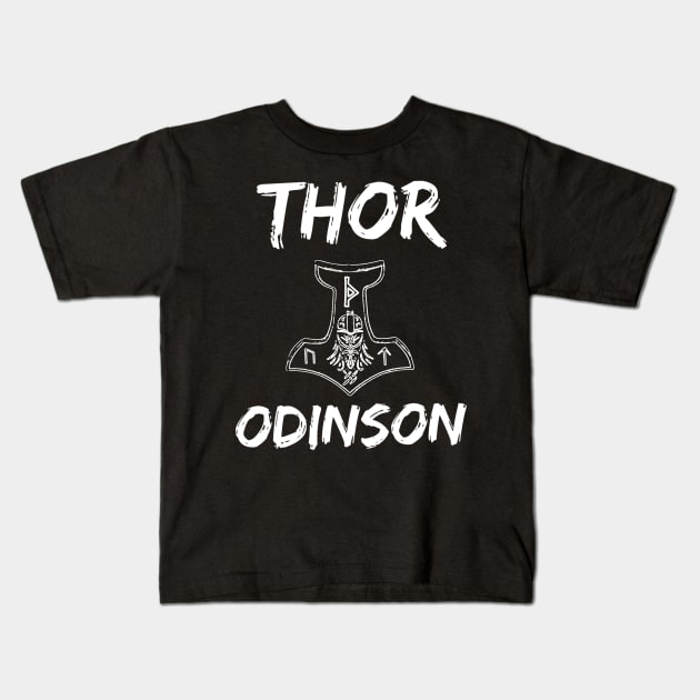 Thunder God Kids T-Shirt by WarBear